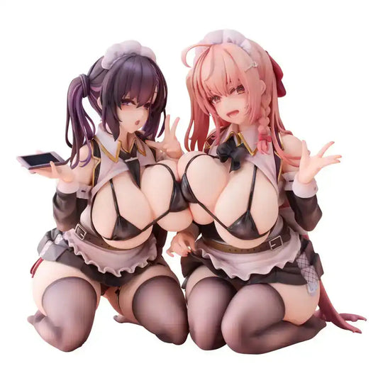 Original Character PVC Statuen 1/5 2er-Set Koho Miya & Otsuhane Fuwari illustration by Ninoude 18 cm - Smalltinytoystore