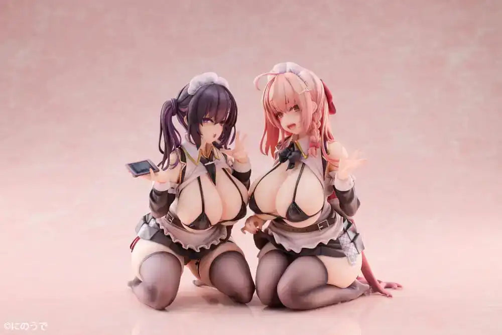 Original Character PVC Statuen 1/5 2er-Set Koho Miya & Otsuhane Fuwari illustration by Ninoude 18 cm - Smalltinytoystore