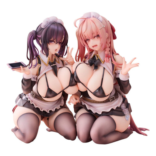 Original Character PVC Statuen 1/5 2er-Set Koho Miya & Otsuhane Fuwari illustration by Ninoude 18 cm - Smalltinytoystore
