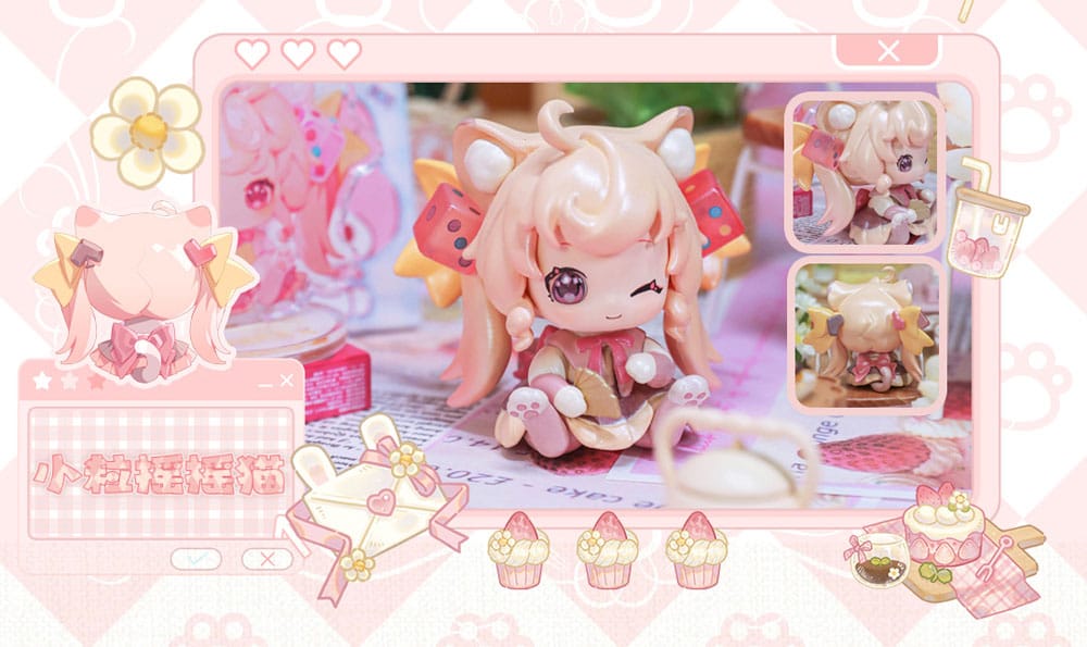Original Character Sammelfiguren Cat Nizizi-Kitten Agency 7 cm Sortiment (8) - Smalltinytoystore
