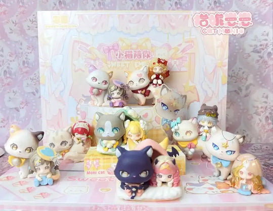 Original Character Sammelfiguren Cat Nizizi-Kitten with you 8 cm Sortiment (6) - Smalltinytoystore
