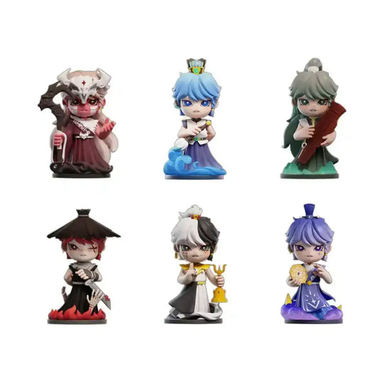 Original Character Sammelfiguren Huozai Wusheng Group Portrait Series 8 cm Sortiment (6)