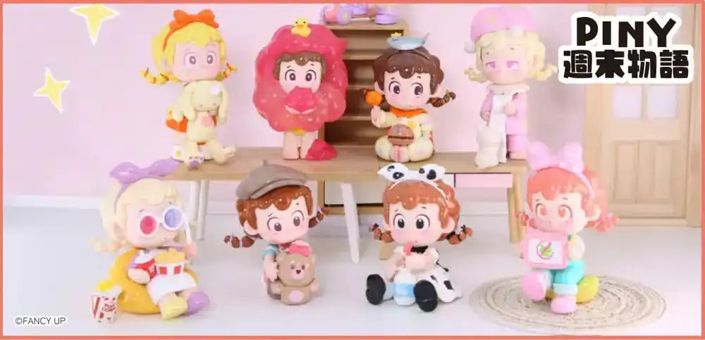 Original Character Sammelfiguren Piny Weekend Mini-Theater 11 cm Sortiment (8)