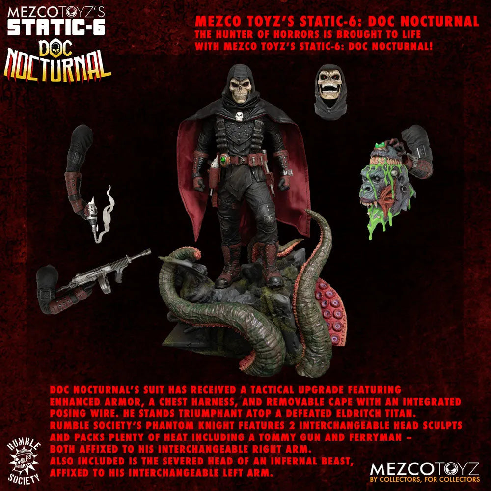 Original Character Static-6 PVC Statue 1/6 Rumble Society - Doc Nocturnal 38 cm - Smalltinytoystore