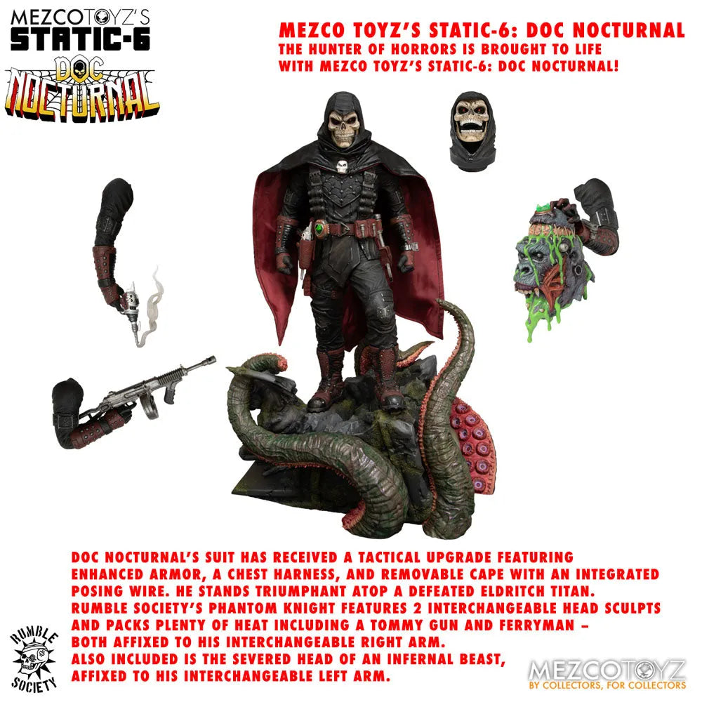 Original Character Static-6 PVC Statue 1/6 Rumble Society - Doc Nocturnal 38 cm - Smalltinytoystore
