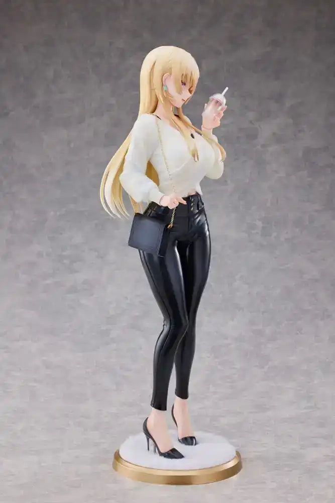 Original Character Statue 1/4 Aoi Koigakubo Illustrated by Fujiko Leather Pants Deluxe Edition 42 cm - Smalltinytoystore