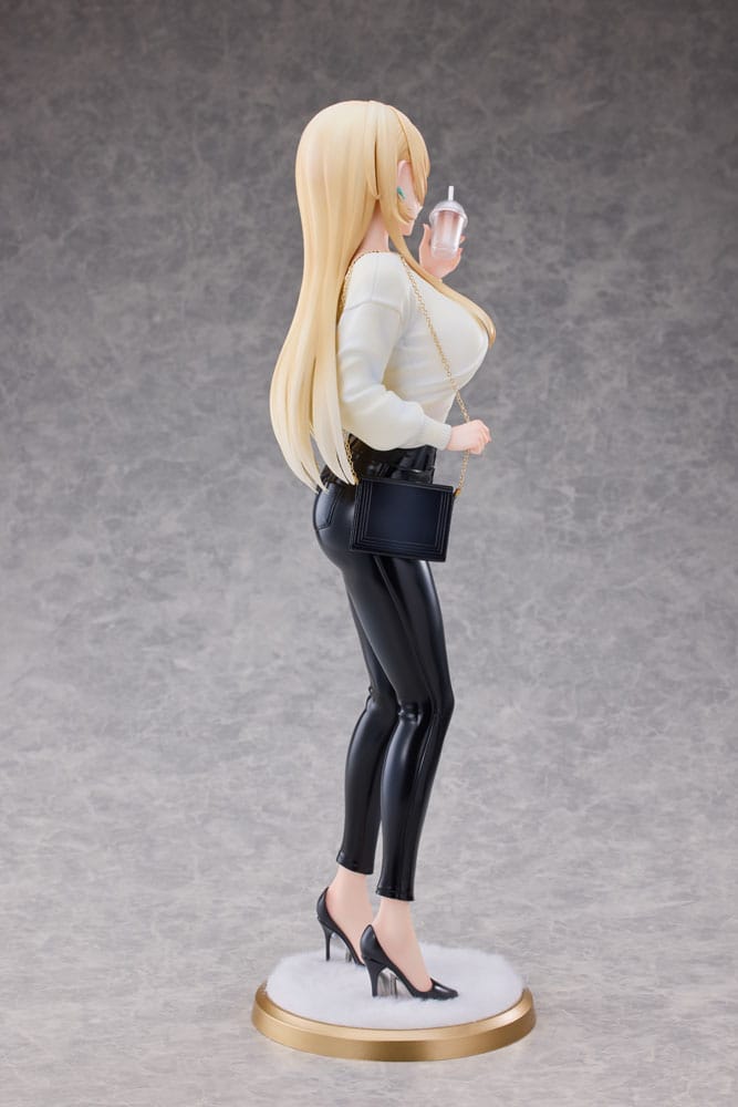 Original Character Statue 1/4 Aoi Koigakubo Illustrated by Fujiko Leather Pants Deluxe Edition 42 cm - Smalltinytoystore