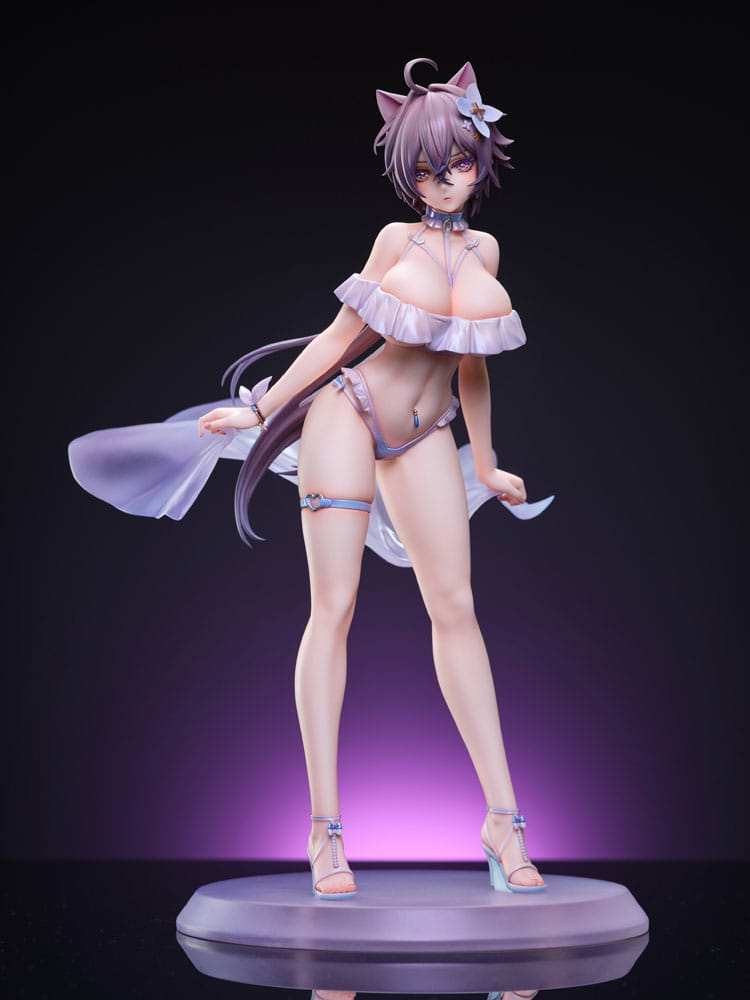 Original Character Statue 1/6 Cat-like Girlfriend Evangeline 28 cm - Smalltinytoystore