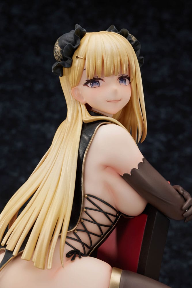 Original Character Statue 1/6 China Girl Black Ver. Illustrated by oekakizuki 20 cm - Smalltinytoystore