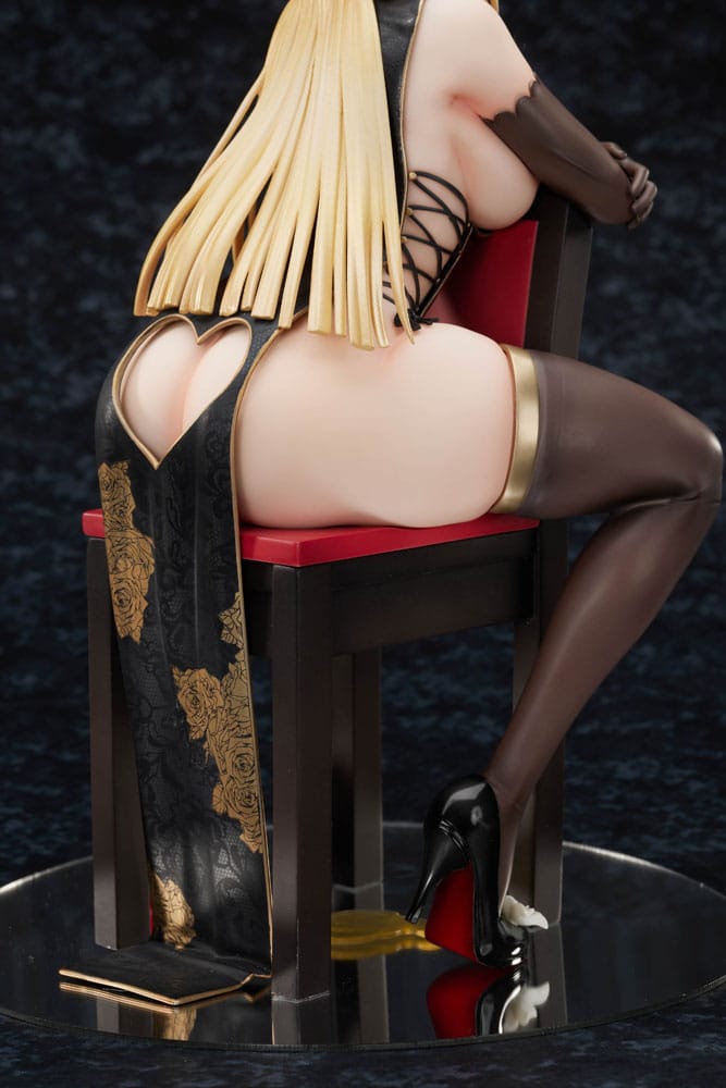 Original Character Statue 1/6 China Girl Black Ver. Illustrated by oekakizuki 20 cm - Smalltinytoystore