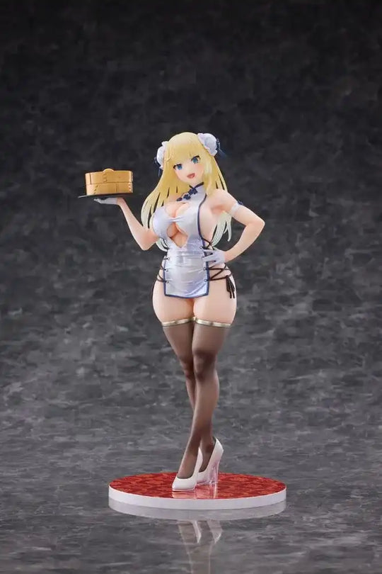 Original Character Statue 1/6 Chinese Dress Girl Illustration by oekakizuki 26 cm - Smalltinytoystore