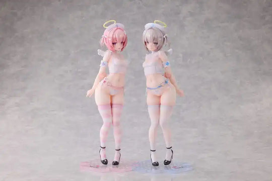 Original Character Statue 1/6 Suzu & Nagi Illustrated by Kuma 4-gou Set Edition 27 cm