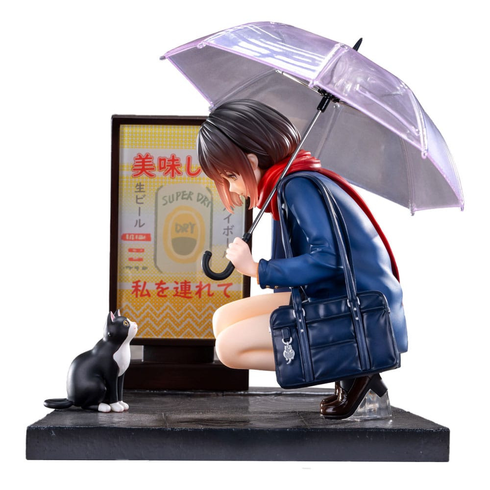 Original Character Statue 1/7 Rainy Day - Meeting Illustrated by Catzz 16 cm - Smalltinytoystore