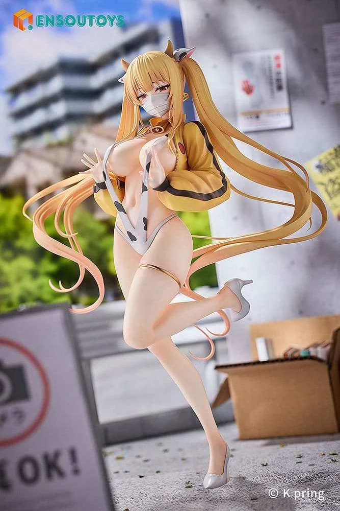 Original Character Statue Sayuri Dairy Cow Ver. 25 cm - Smalltinytoystore
