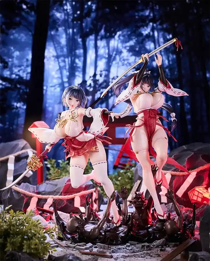 Original Character Statuen 2er-Set 1/6 Sakuya Todo & Iori Todo - Smalltinytoystore