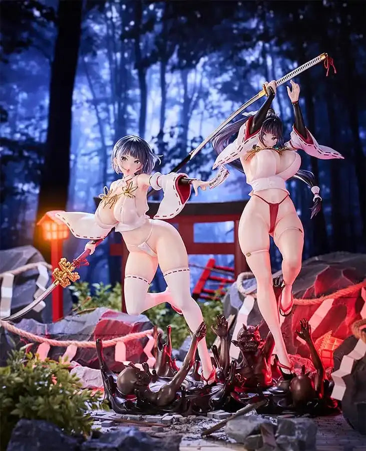 Original Character Statuen 2er-Set 1/6 Sakuya Todo & Iori Todo - Smalltinytoystore