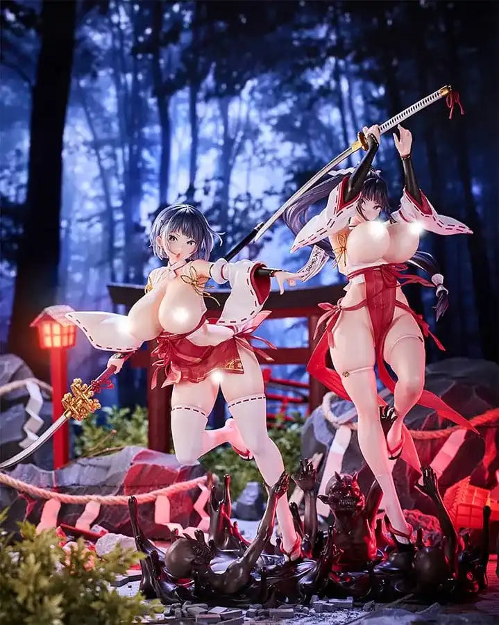 Original Character Statuen 2er-Set 1/6 Sakuya Todo & Iori Todo - Smalltinytoystore