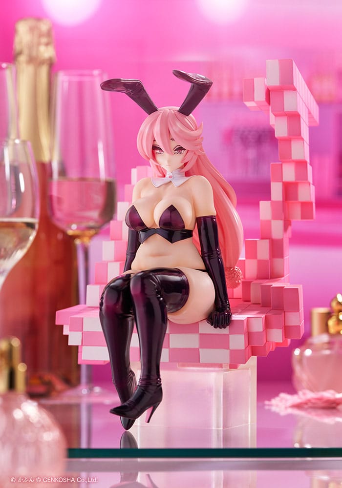 Original Character Trick Bunnies PVC Statue 1/7 Sitting Bunny Illustration by Kafun 24 cm - Smalltinytoystore