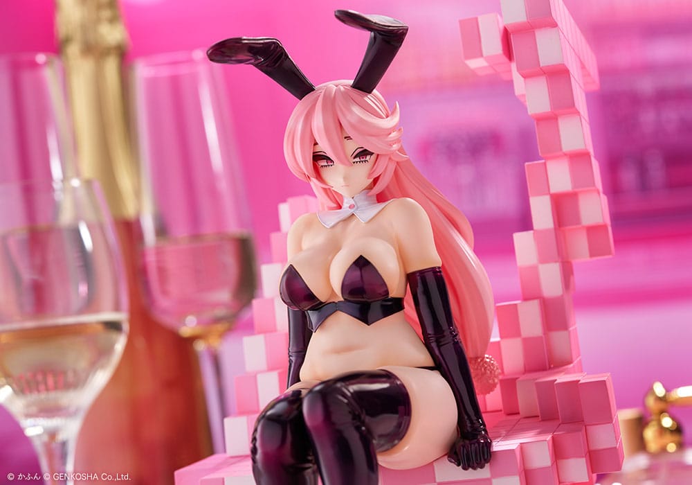 Original Character Trick Bunnies PVC Statue 1/7 Sitting Bunny Illustration by Kafun 24 cm - Smalltinytoystore