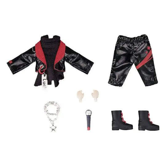 Original Character Zubehör-Set für Nendoroid Doll Actionfiguren Outfit Set: Idol Outfit - Boy (Deep Red) - Smalltinytoystore