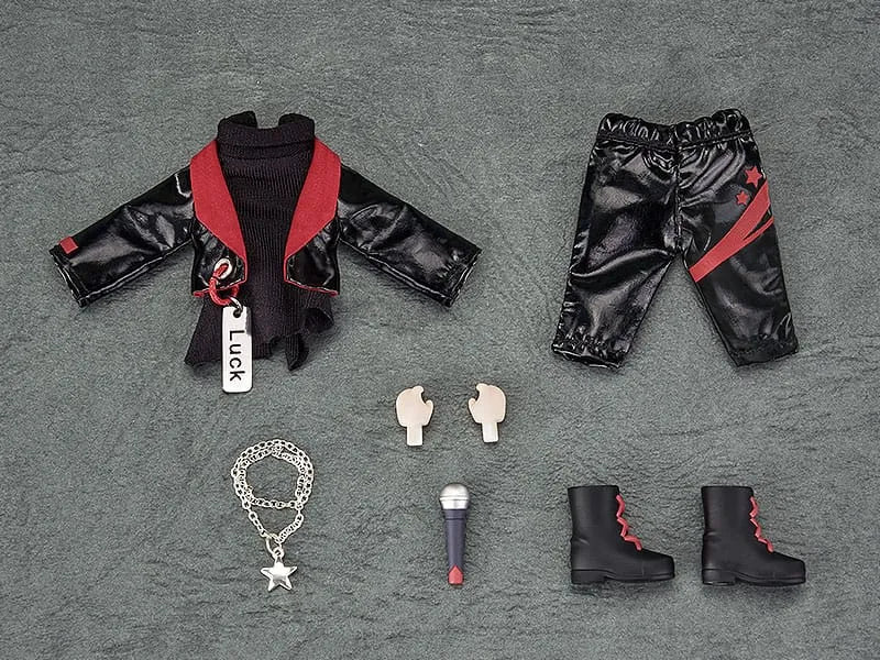 Original Character Zubehör-Set für Nendoroid Doll Actionfiguren Outfit Set: Idol Outfit - Boy (Deep Red) - Smalltinytoystore