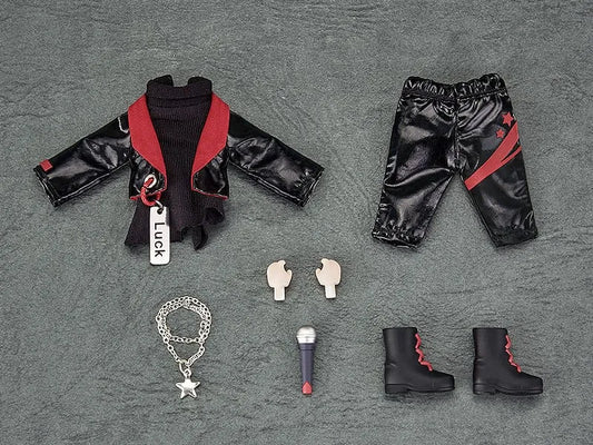 Original Character Zubehör-Set für Nendoroid Doll Actionfiguren Outfit Set: Idol Outfit - Boy (Deep Red) - Smalltinytoystore