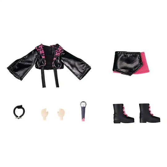 Original Character Zubehör-Set für Nendoroid Doll Actionfiguren Outfit Set: Idol Outfit - Girl (Rose Red) - Smalltinytoystore