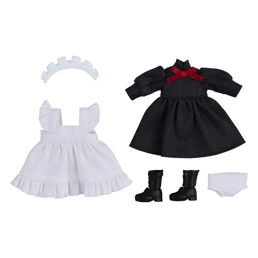 Original Character Zubehör-Set für Nendoroid Doll Actionfiguren Outfit Set: Maid Outfit Long (Black) - Smalltinytoystore