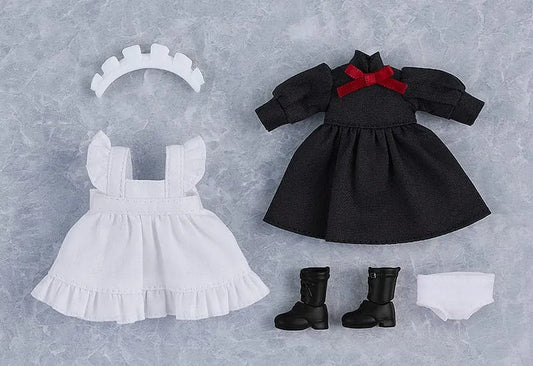 Original Character Zubehör-Set für Nendoroid Doll Actionfiguren Outfit Set: Maid Outfit Long (Black) - Smalltinytoystore