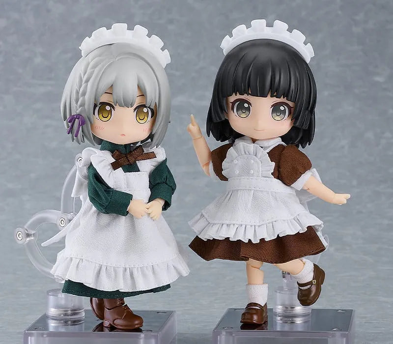 Original Character Zubehör-Set für Nendoroid Doll Actionfiguren Outfit Set: Maid Outfit Mini (Brown) - Smalltinytoystore