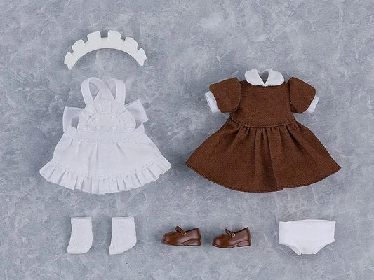 Original Character Zubehör-Set für Nendoroid Doll Actionfiguren Outfit Set: Maid Outfit Mini (Brown) - Smalltinytoystore