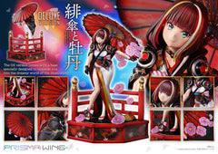 Original Illustration by Fuzichoco Prisma Wing PVC Statue 1/7 Scarlet Umbrella And Peony Deluxe Version 32 cm - Smalltinytoystore