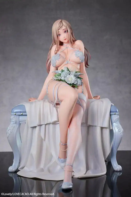 Original Illustration PVC Statue 1/4 Marry me Illustrated by LOVECACAO Bonus Inclusive Limited Edition 31 cm