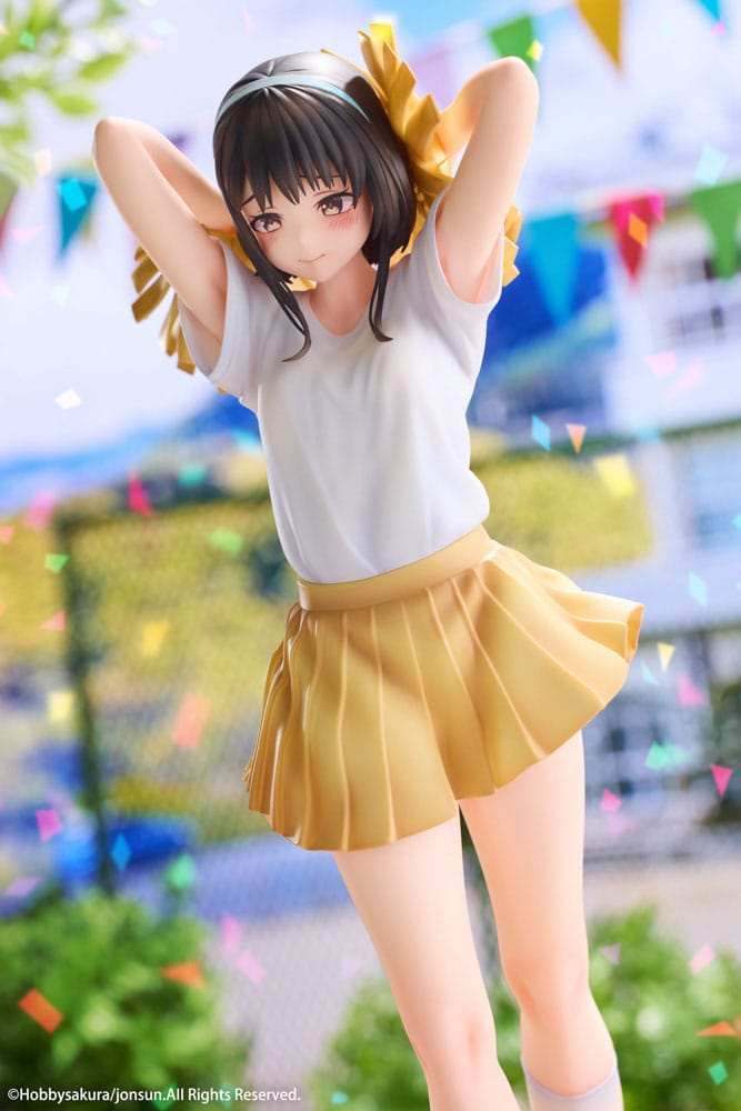 Original Illustration PVC Statue 1/6 Cheerleader Misaki Illustrated by Jonsun Limited Edition 25 cm - Smalltinytoystore