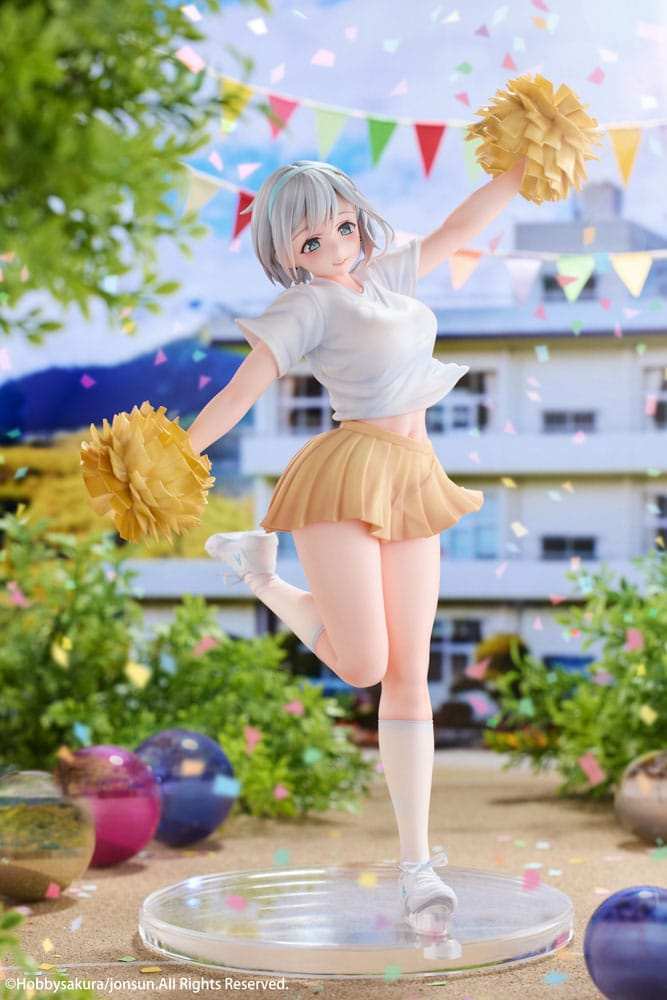 Original Illustration PVC Statue 1/6 Cheerleader Riku illustration by Jonsun Limited Edition 29 cm - Smalltinytoystore