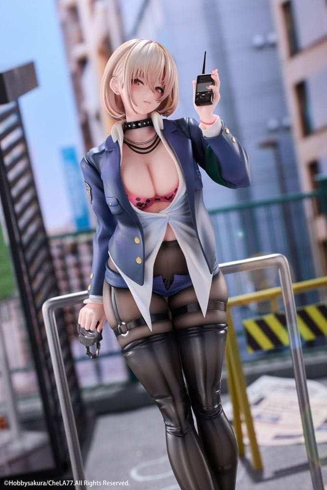 Original Illustration PVC Statue 1/6 Naughty Police Woman Illustration by CheLA77 27 cm - Smalltinytoystore