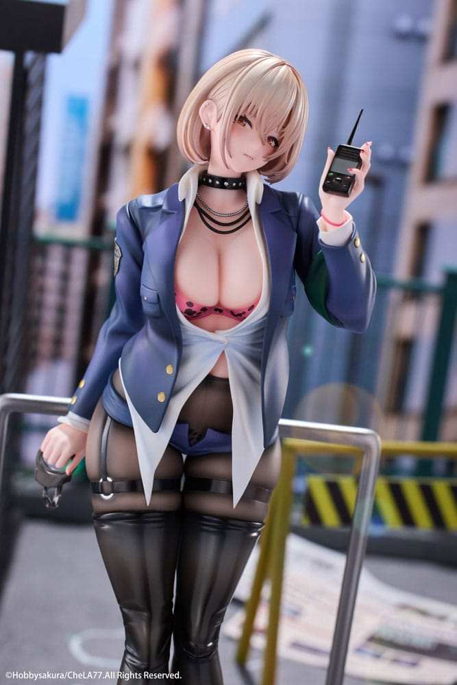 Original Illustration PVC Statue 1/6 Naughty Police Woman Illustration by CheLA77 27 cm - Smalltinytoystore