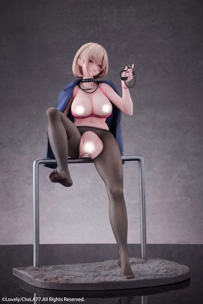 Original Illustration PVC Statue 1/6 Naughty Police Woman Illustration by CheLA77 DX Edition 24 cm - Smalltinytoystore