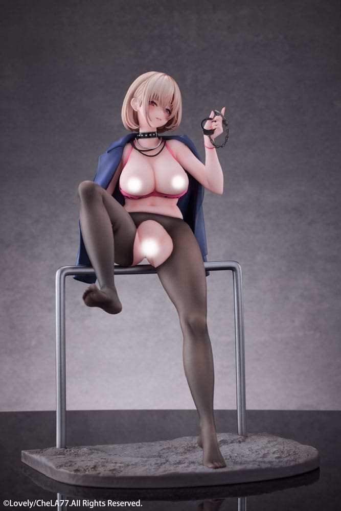 Original Illustration PVC Statue 1/6 Naughty Police Woman Illustration by CheLA77 DX Edition 24 cm - Smalltinytoystore