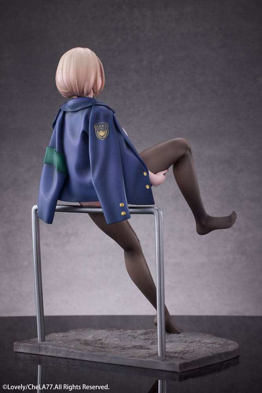 Original Illustration PVC Statue 1/6 Naughty Police Woman Illustration by CheLA77 DX Edition 24 cm - Smalltinytoystore