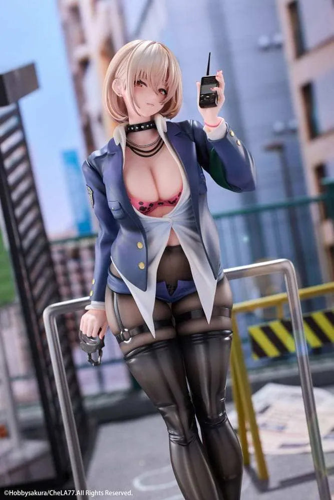 Original Illustration PVC Statue 1/6 Naughty Police Woman Illustration by CheLA77 Limited Edition 27 cm - Smalltinytoystore
