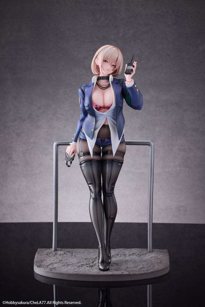Original Illustration PVC Statue 1/6 Naughty Police Woman Illustration by CheLA77 Limited Edition 27 cm - Smalltinytoystore