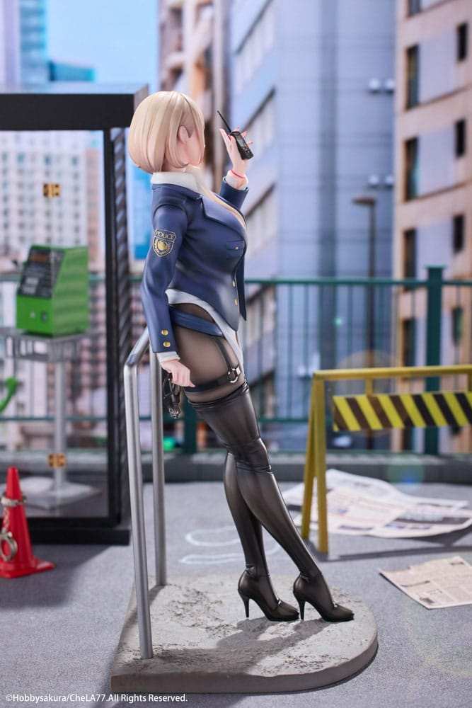 Original Illustration PVC Statue 1/6 Naughty Police Woman Illustration by CheLA77 Limited Edition 27 cm - Smalltinytoystore