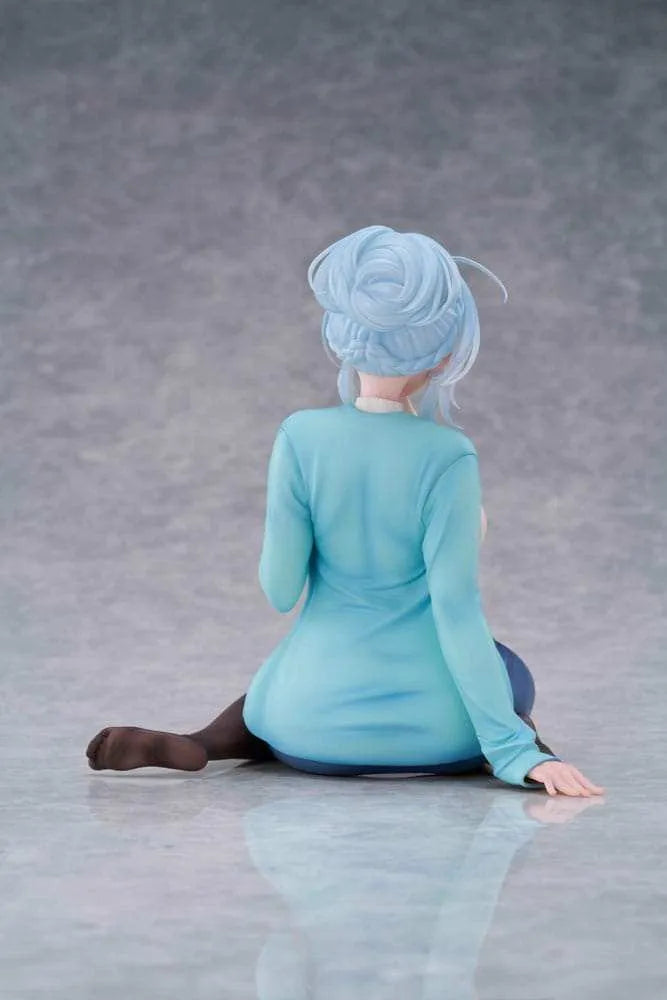 Original Illustration Statue 1/6 Snow Woman Yukino Mifuyu Sitting Yukino 23 cm - Smalltinytoystore