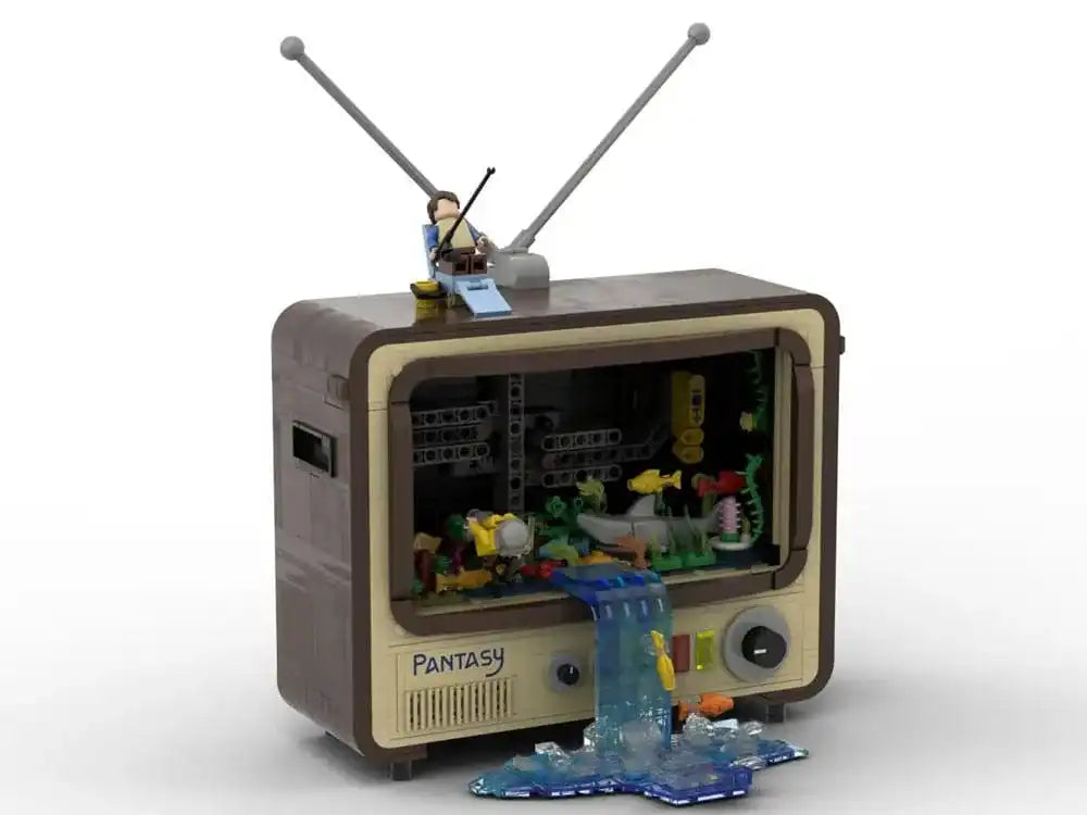 Original-Retro Series Bauset Vintage Television 19 cm - Smalltinytoystore