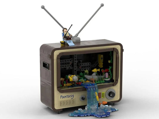 Original-Retro Series Bauset Vintage Television 19 cm - Smalltinytoystore