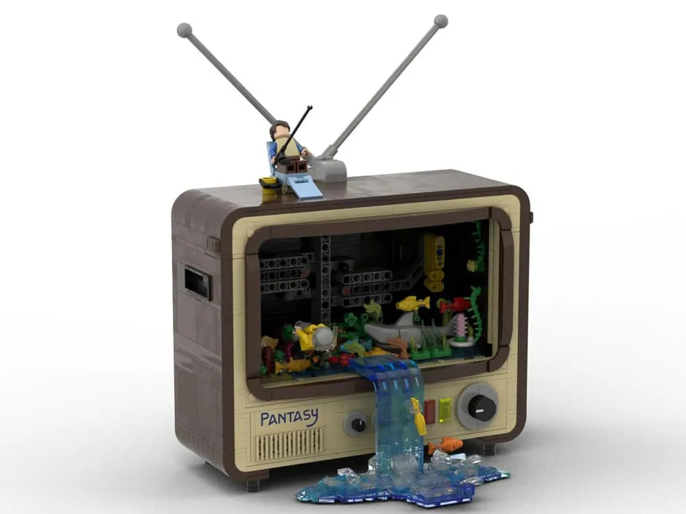 Original-Retro Series Bauset Vintage Television 19 cm - Smalltinytoystore