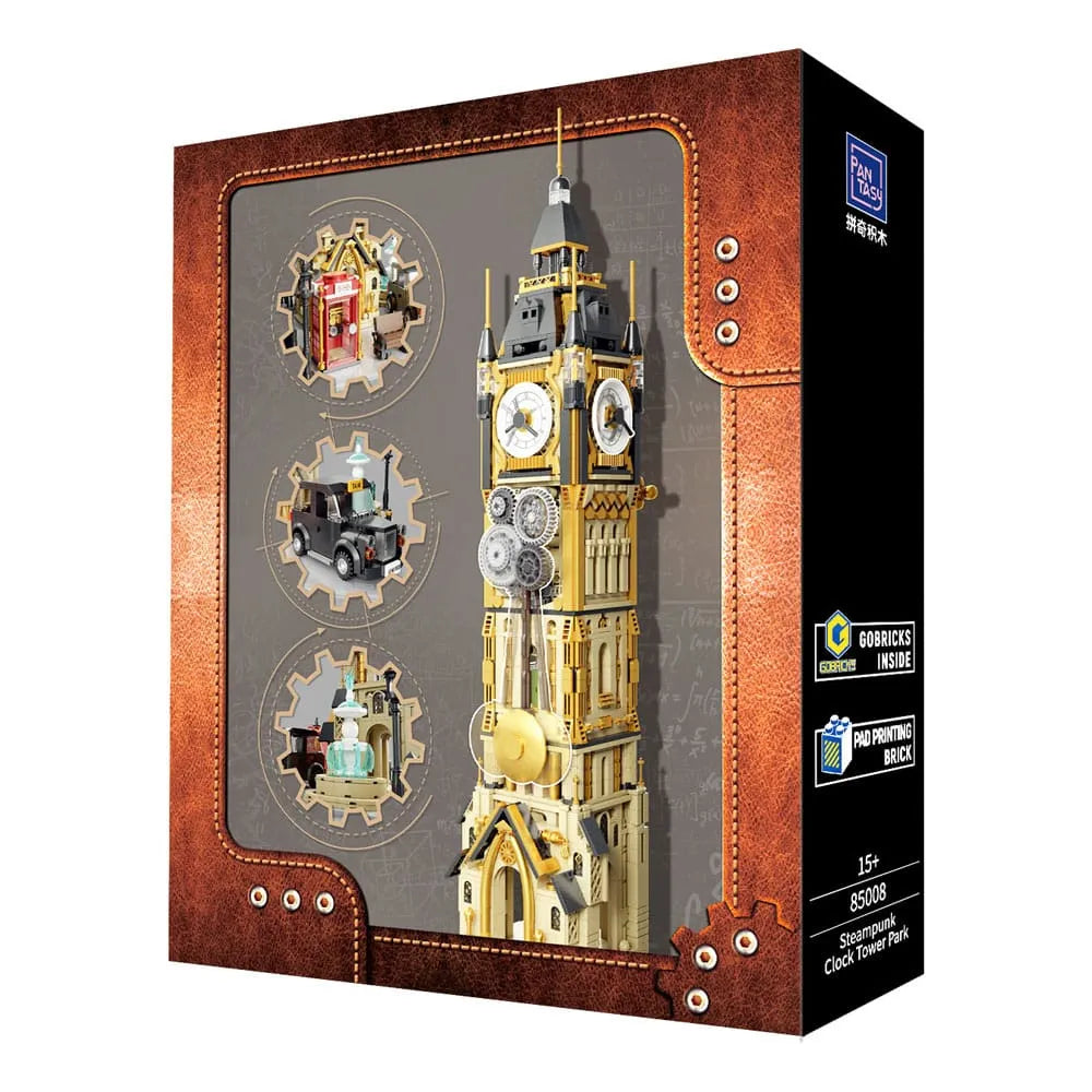 Original-Steampunk Series Bauset Steampunk Clock Tower Park 58 cm - Smalltinytoystore