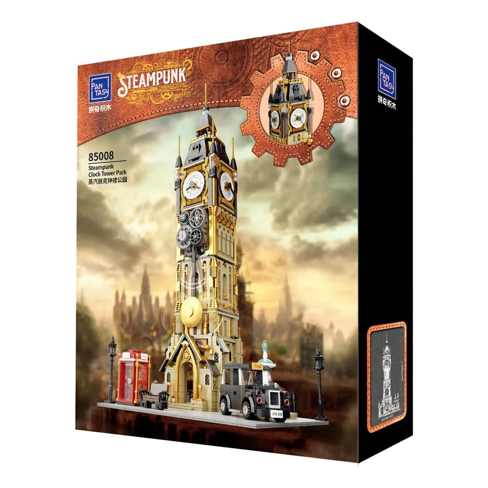 Original-Steampunk Series Bauset Steampunk Clock Tower Park 58 cm - Smalltinytoystore