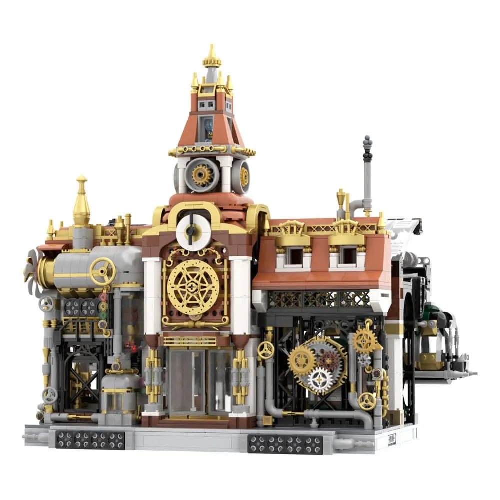 Original-Steampunk Series Bauset Steampunk Railway Station 36 cm - Smalltinytoystore